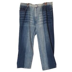 Tonal Tapered Ankle Jeans Excellent Condition sz 20